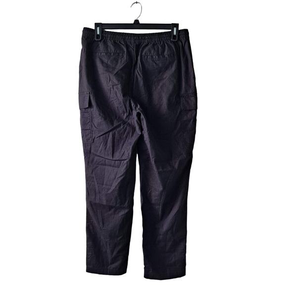 Lands' End Womens Black Elastic Waist Straight Leg Convertible Cargo Pants - 16 - Picture 6 of 11